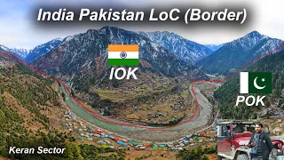 India Pakistan Keran Sector LoC Last Village/India Pakistan Border