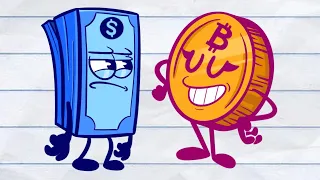 Nate Can't Compete With New Bitcoin Currency | Animated Cartoons Characters | Animated Short Films