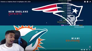 FlightReacts to Patriots vs. Dolphins Week 15 Highlights | NFL 2020 || HD (Partial due to copyright)