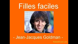 Karaoké Filles faciles Jean Jacques Goldman