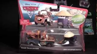 Cars 2 - Zen Mater Pitty Exclusive & Race Car Mater  - Review Die-Cast 1:55 Scale