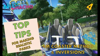 #4 -4m Coaster Method - Planet Coaster Tutorial - Realistic Looking Parks in Planet Coaster