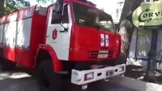 KAMAZ-43253 rescue truck walk around