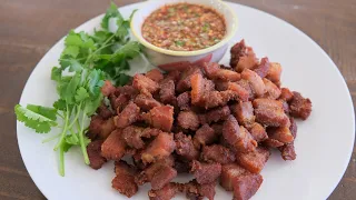 The Best Thai Style Pork Belly with Garlic and Pepper Recipe - Episode 252