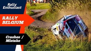 WRC Renties Ypres Rally 2021 | CRASHES & MISTAKE