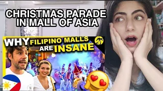 This is WHY FILIPINO MALLS are INSANE - Mall of Asia CHRISTMAS PARADE Reaction