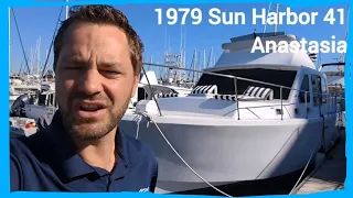 1979 Sun Harbor 41 ACMY - ANASTASIA - For Sale in San Diego $40,000 - 41 ft condo on the water!