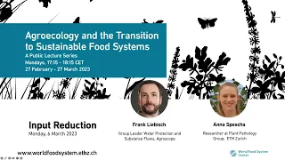 Focus on Input Reduction: Agroecology and the Transition to Sustainable Food Systems