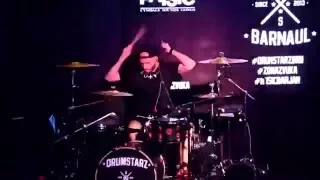 Даниил Светлов - AMATORY-Остановить время (drumcam) | Барабанный вечер от DRUMSTARZ в Барнауле