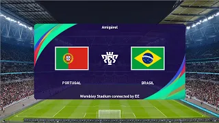 eFootball PES 2021 I Portugal  Vs  Brazil  Fifa World Cup 2018  I Gameplay 4K