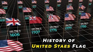 History of united states Flags | History of USA flag| Flags of the world