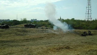 Военно-историческая реконструкция. Бой за Мамаев Курган 1942. Сегодня 24 августа 2019.