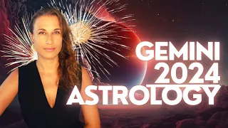 GEMINI Yearly HOROSCOPE 2024 | Astrology Predictions GEMINI 2024 | YOU TAKE THE SPOTLIGHT!