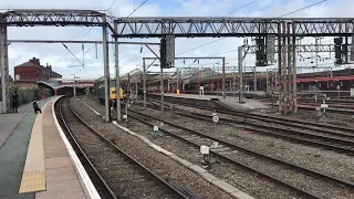40145 departs Crewe with thrash and two tone