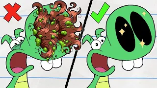 DRAGON CLEANS HIS NOSE HAIR | Boy & Dragon | Cartoons For Kids | WildBrain Fizz