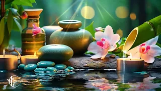 Bamboo Water Fountain and Relaxing Piano Music 🌿 Relaxing Music for Sleeping and Dreaming