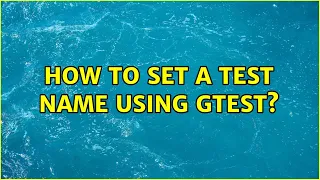 How to set a test name using gtest?