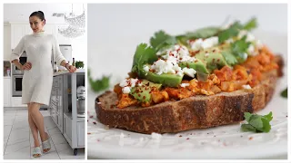 Breakfast for Husband - Tomatoes and Eggs - Avocado Toast - Heghineh Cooking Show