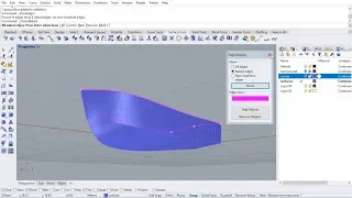 Modelling a fast boat hull in Rhino from an image of its sections