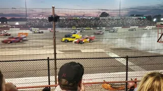 World Figure 8 Championship 3-Hour Hadley jr/ Turner wreck 2019