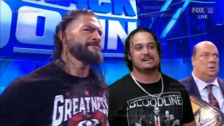 Roman Reigns New Brother Lance Anoa'i Debut & Joins The Bloodline WWE Smackdown 2023 Highlights