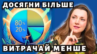 Мінімум Зусиль- Максимум Результатів: Секрети Правила 80/20