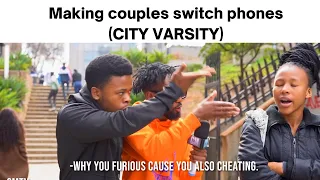 NiyaThembana Na? Ep108 | City Varsity | Making couples switch phones| Loyalty test
