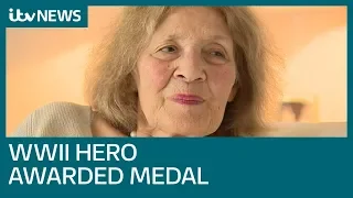 Gabriella Ezra awarded medal for her bravery in World War II | ITV News