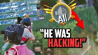 He called me a HACKER on ALL CHAT after this... | PUBG Mobile