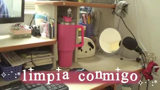 LIMPIEZA DE FIN DE SEMANA *✧ acompáñame a arreglar mi cuarto (realista)