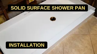 Solid Surface Shower Pan Installation - Part 2