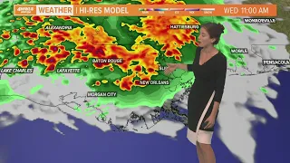 Louisiana severe weather forecast: Strong storms again Wednesday