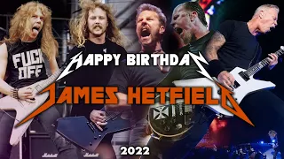 HAPPY BIRTHDAY JAMES HETFIELD 2022 / ALL Metallica Albums Riff Compilation