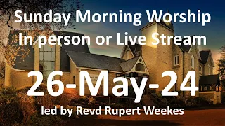 Morning Worship live stream from Muswell Hill Methodist Church led Revd Rupert Weekes