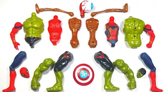 Merakit Spider-man VS Siren Head VS Hulk Smash - Marvel Avengers Toys