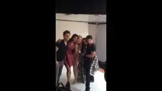 Paul Wesley & TVD cast - TV Guide photoshoot BTS 2013/7/20