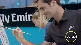 Team painting challenge | Mastercard Hopman Cup 2018