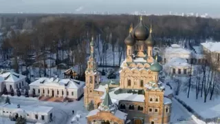 Москва, Останкино с высоты птичьего полёта