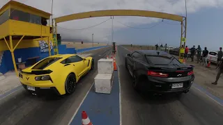 Corvette zr1 2019 755 hp vs Camaro zl1 2019