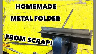 HOW TO MAKE A METAL FOLDER FROM SCRAP , TOOL HACK , DIY ,