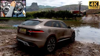 Jaguar F Pace - Forza Horizon 5 - Steering Wheel - Exploring - Off Road - Offroad