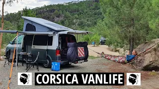 CORSICA WILD CAMPING VANLIFE | Beautifull locations Corsica | Vanlife Europe VLOG 38