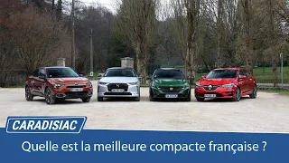 Comparatif : quelle est le meilleure compacte française du marché ?