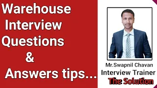 Warehouse interview questions and answers tips