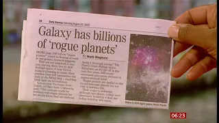 Milky Way (galaxy) has billions of rogue planets (Space) - BBC News - 22nd August 2020