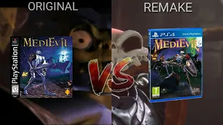 MediEvil Original PS1 VS Remake PS4 | Gameplay Comparison
