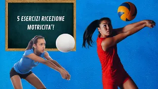 5 Esercizi Pallavolo: Motricità Ricezione