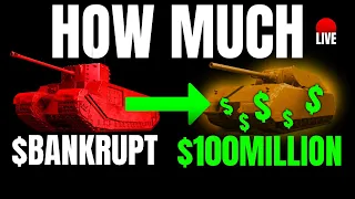 Becoming the RICHEST world of tanks player
