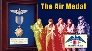 Air Medal (AM), Army Air Force Air Medal, Miniature Air Medal, Army, Navy, USAF Air Medal Devices.