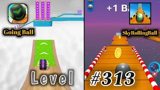 Going Balls vs Sky Rolling Ball - Update level 313 - SpeedRun All levels Gameplay